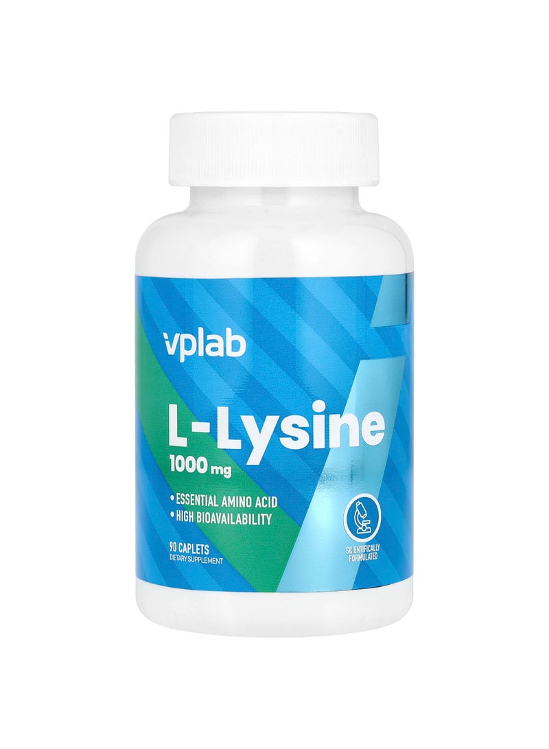 L-Lysine, 1,000 mg, 90 Caplets